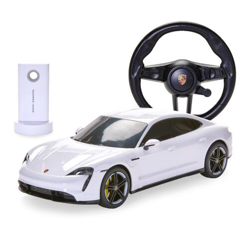 Sharper Image Toy RC Porsche Taycan Turbo S Real Drive 1:20 scale Vehicles Set