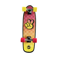 ReDo Cruiser Checkered Peace Sign 26.5 Inches