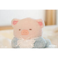 Lulu The Piggy Sweet Dream Series Sleepy Plush Keychain