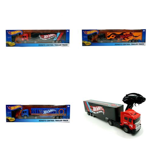 Hot Wheels Remote Control Trailer Truck - Assorted