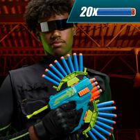 Nerf Rebel Ops Ammohawk 20 Foam Darts & 2 Dartshields, Outdoor Action Play, Ages 8+
