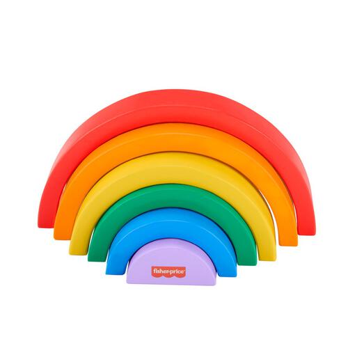 Fisher-Price Wood Stacking Rainbow