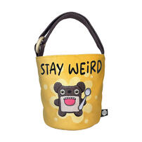 Fuggler Scaresome Square Bear Yellow Bucket Bag