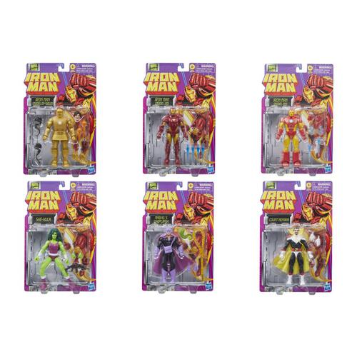 Marvel Legends Retro Iron Man -Assorted