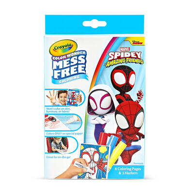 Crayola Spiderman Color Wonder Mini Box