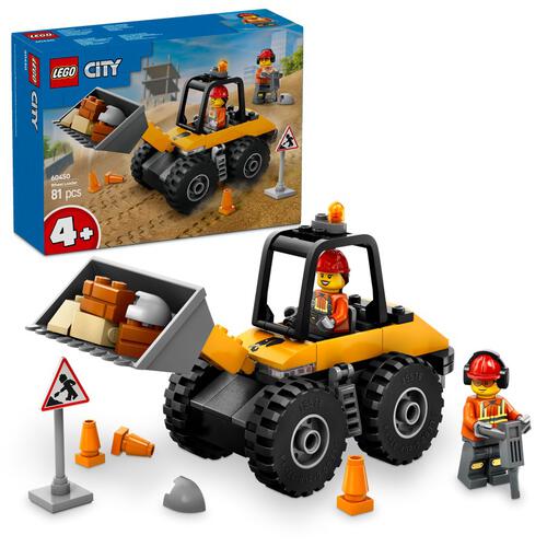 LEGO City Yellow Construction Wheel Loader 60450