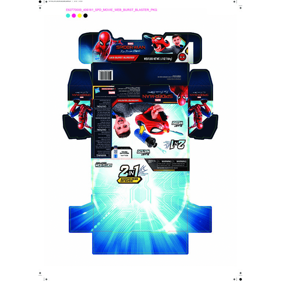 spider man web burst blaster