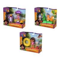 Dora Adventure Pack With 2 Figure And Accessories M02 - Assorted