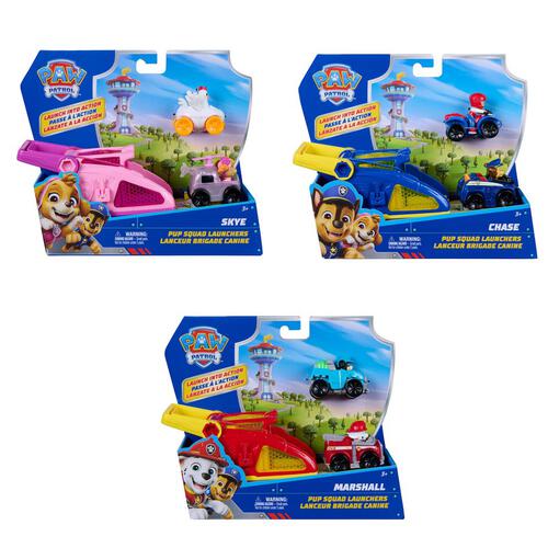 Paw Patrol Pup Squad Launchers - Assorted