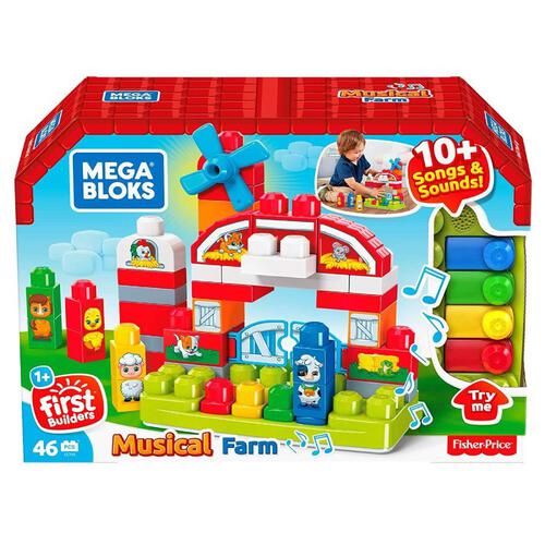 Mega Bloks First Builders Musical Farm | Toys