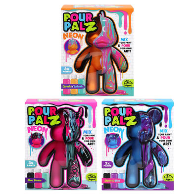Pour PalZ Large Neon Paint Character - Assorted (1 Pc)