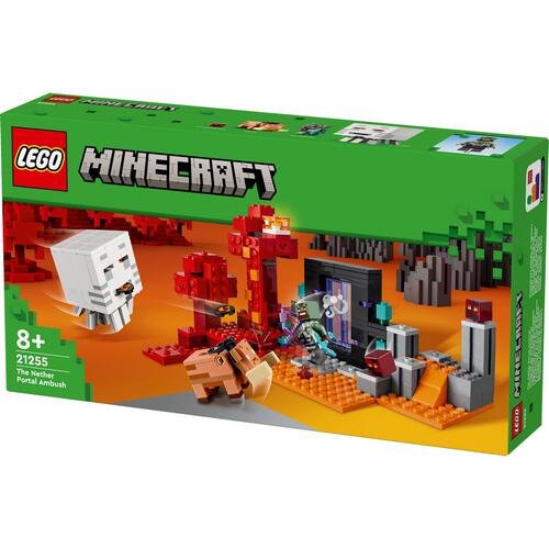 LEGO Minecraft The Nether Portal Ambush 21255 | Toys