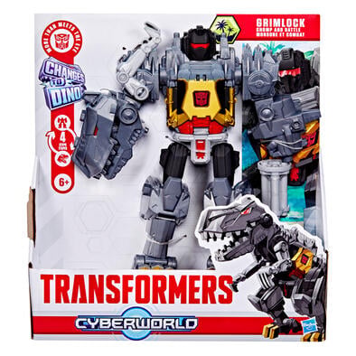 Transformers CYBERWORLD Grimlock Chomp &amp; Battle