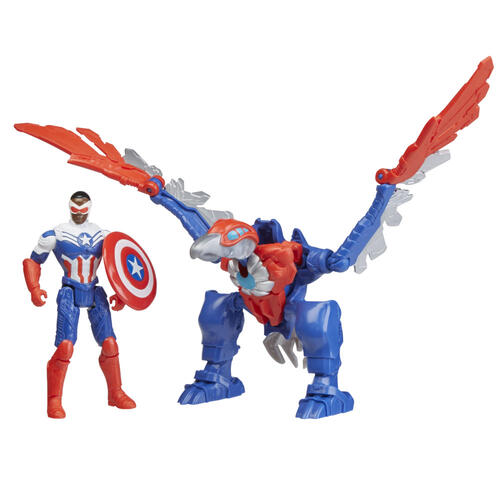 Marvel Mech Strike Mechasaurs 4-Inch Action Figure with Mech Suit - Assorted