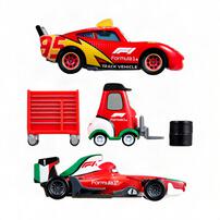Hot Wheels JTJ08 Disney Cars F1 Die-Cast Multipack & Accessories