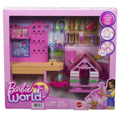 Barbie World Build-A-Doghouse Playset