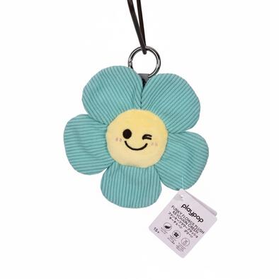 playpop Funky Flower Plush Keychain - Green