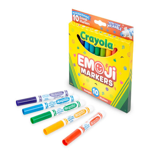 Crayola 10 Ultra-Clean Washable Stamper Markers