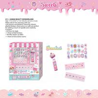 Hot Focus Beauty Wonderland Sweet Manicure Nail Art Sticker