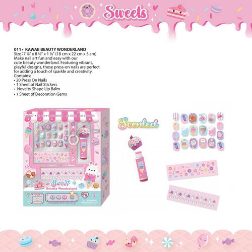 Hot Focus Beauty Wonderland Sweet Manicure Nail Art Sticker