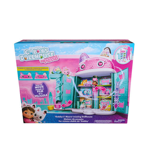 Gabby's Dollhouse Movie Meow-Mazing Interactive Dollhouse
