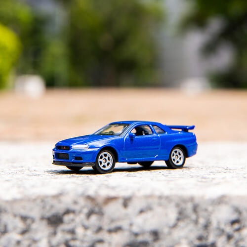 playpop 1:60 Diecast Car Nissan Skyline GT-R (R34)