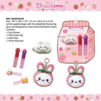 Hot Focus Sparkle Party Strawberry Beauty Kit Washable Non-Toxic Makeup Toy Set