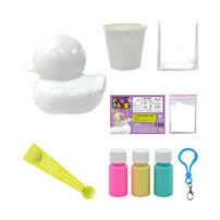 Pour PalZ Paint Rubber Duck Keyring - Assorted (1 Pc)