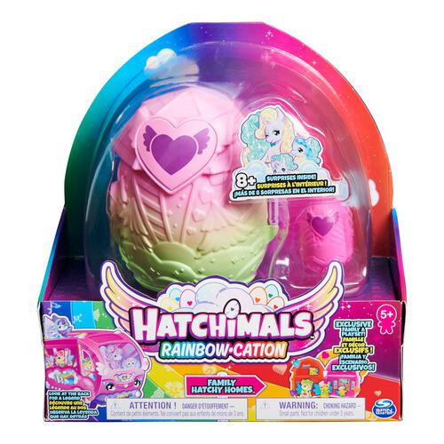 Hatchimals Rainbow Cation Family Hatchy Homes - Assorted
