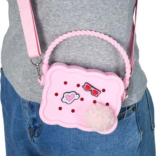 playpop Rosy Pink Mini Silicone Bag