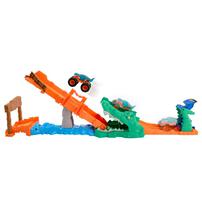 Hot Wheels Monster Truck Knock The Croc Challenge