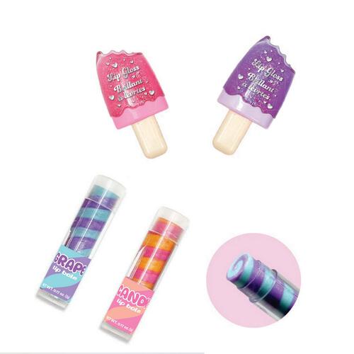 Hot Focus Juice Pop Sweets Beauty Kit Washable Non-Toxic Makeup Toy Set