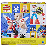 Play-Doh Marvel Captain America Moto-Slicer Playset
