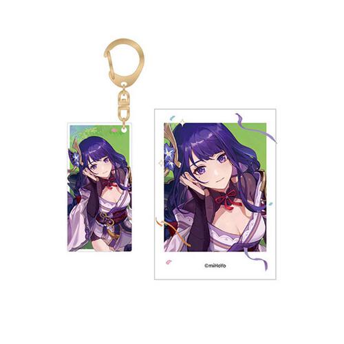 Genshin Impact Acrylic Keyholder- Raiden Shogun (Genshin Impact 2Rd Anniversary Polaroid Series)