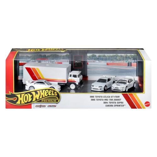 Hot Wheels JHW44 Premium Display Set - Toyota Sport Car Set