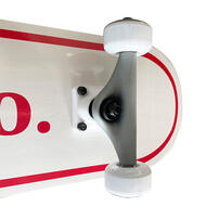 ReDo Stoked Popsicle Skateboard Red Serif 28 Inches