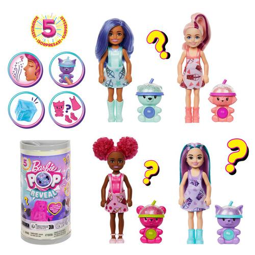 Barbie Pop Reveal Chelsea Boba Series - Assortment