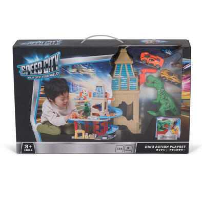 Speed City dino action playset