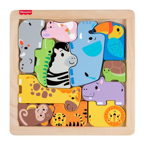 Fisher-Price Wood Animal Puzzle