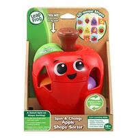 LeapFrog Spin & Change Apple Shape Sorter