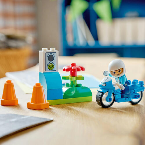 LEGO Duplo Blue Police Motorcycle 10471