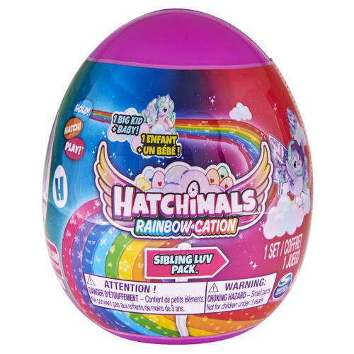 Hatchimals Colleggtibles Rainbow Cation Siblings Luv Pack - Assorted