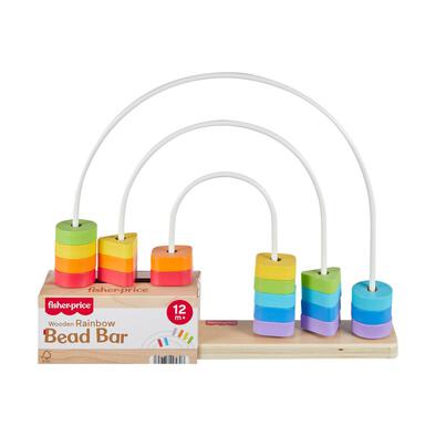 Fisher-Price Wood Wooden Bead Rainbow
