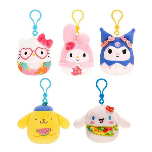 Squishmallows 3.5' Hello Kitty & Friends Little Clip On Plush - Assorted