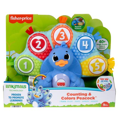Fisher-Price Linkimals Press 'N Play Peacock