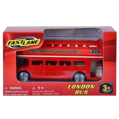 Fast Lane 3.5 Inches London Bus - Assorted
