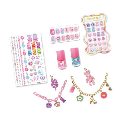 Hot Focus Gummy Chic Gummy Bear Fashion Manicure Nail Fashion Set
