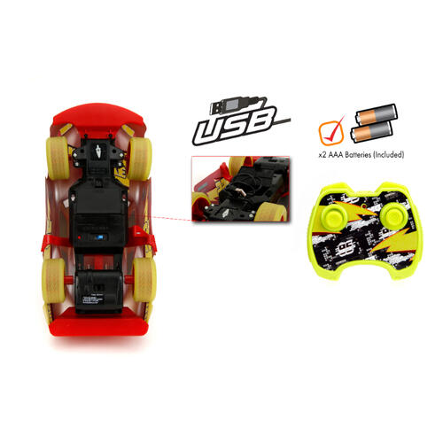 Jada 1:14 Disney Pixar Cars R/C Lightning McQueen Glow Racer