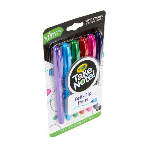 Crayola Washable Take Note Felt Tip Pens