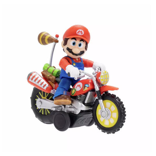 The Super Mario Galaxy Movie Pull Back Racer with Figure - Assorted